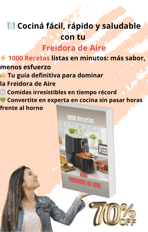 1000 RECETAS RÁPIDAS Y FÁCILES con FREIDORA DE AIRE